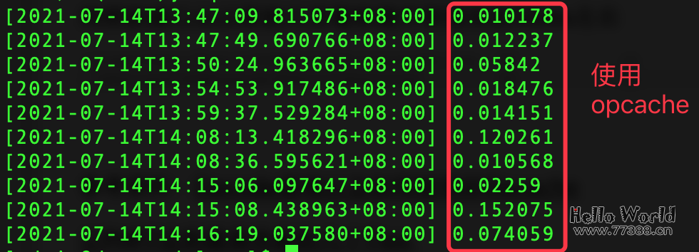 php7性能优化之opcache